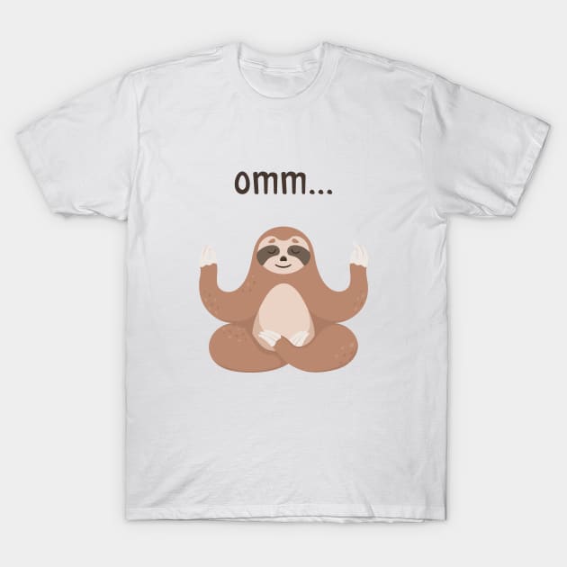 Sloth yoga shirt shop